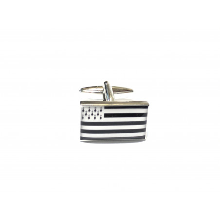 Brittany Flag Cufflinks (Gwenn ha Du)