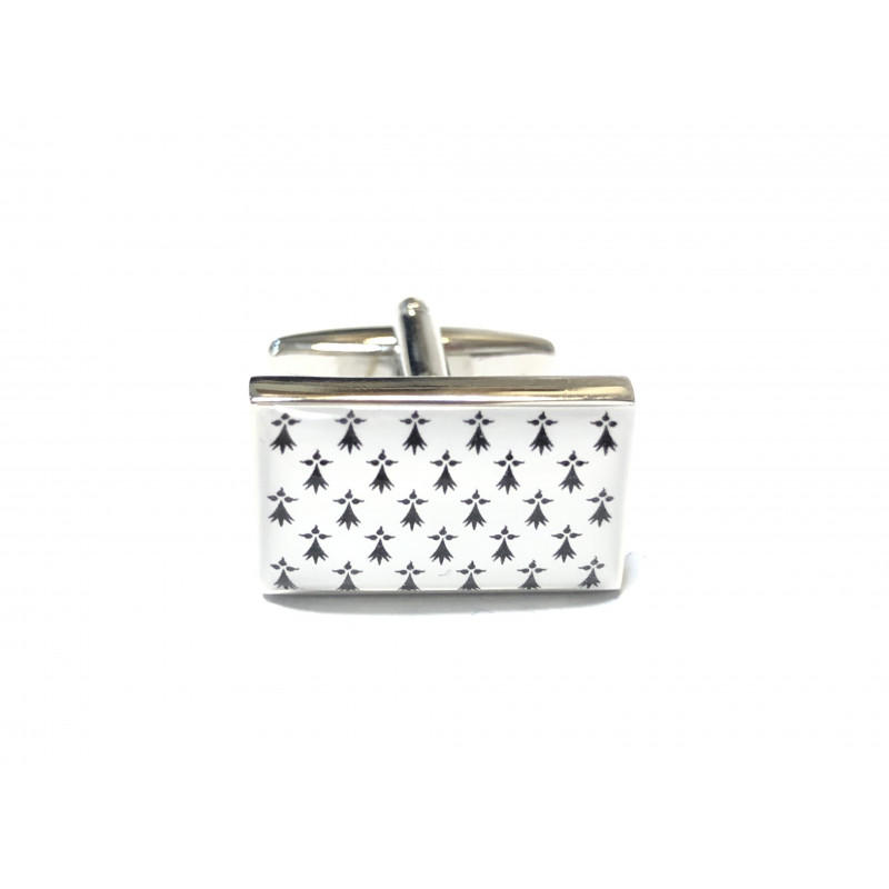 Brittany Ermine Flag Cufflinks