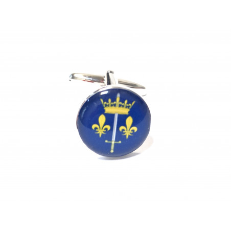 Joan of Arc Cufflinks (Enamel & Metal)
