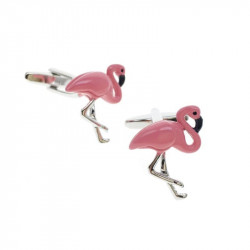 Pink Flamingo Cufflinks