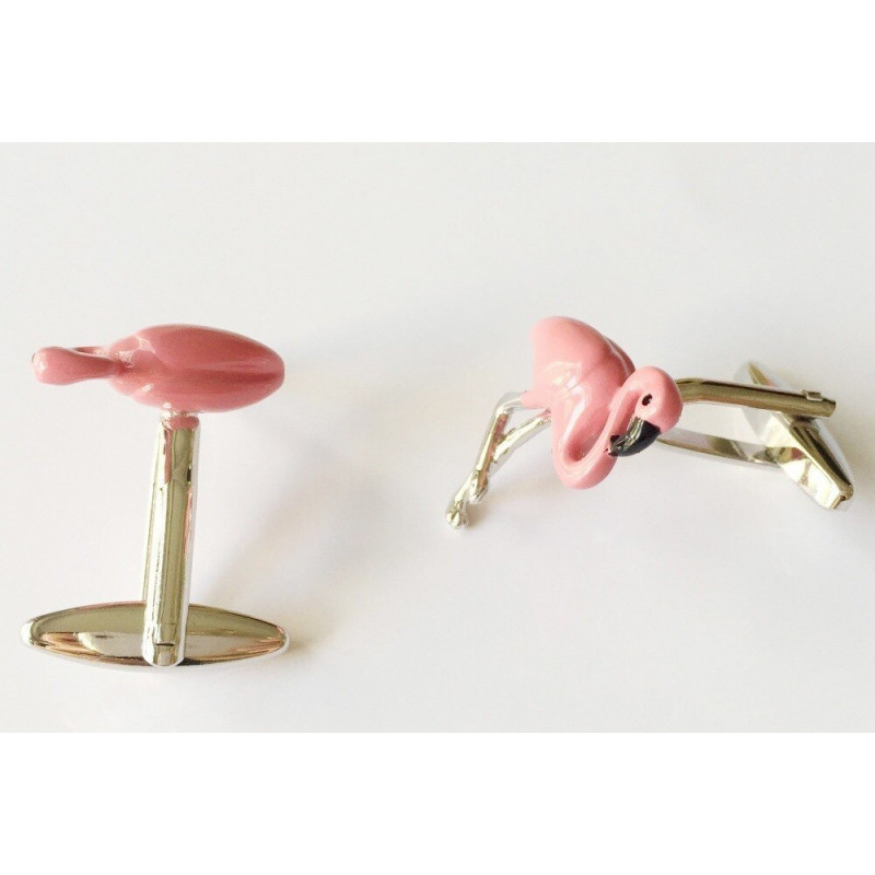 Pink Flamingo Cufflinks
