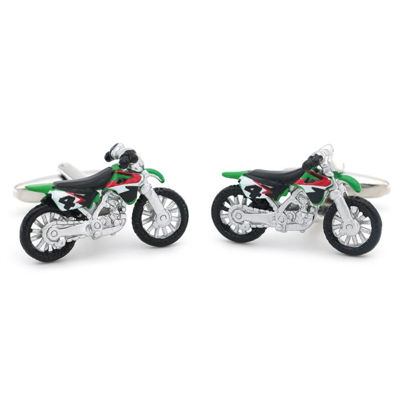 Boutons de manchette Motocross