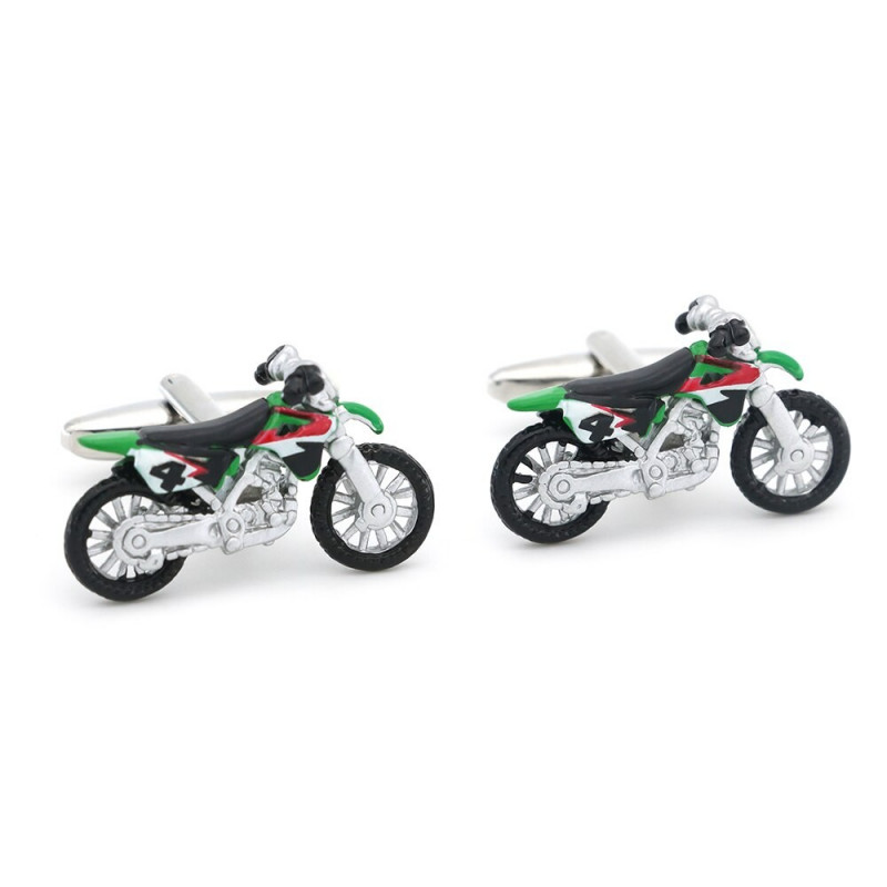Boutons de manchette Motocross
