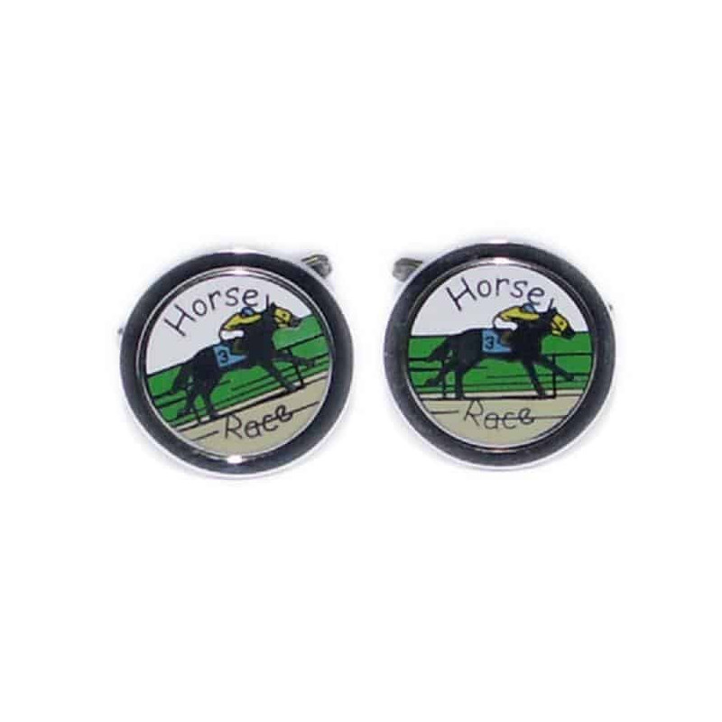 Boutons de manchette cavalier driver