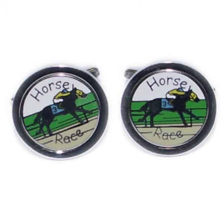 Harness Racing Driver Cufflinks
