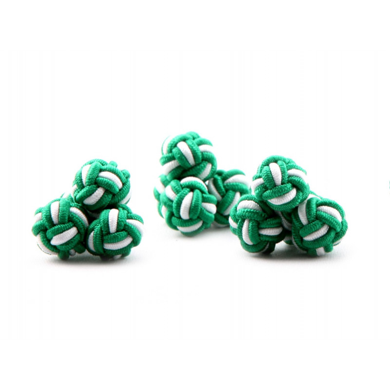 Boule vert et blanc