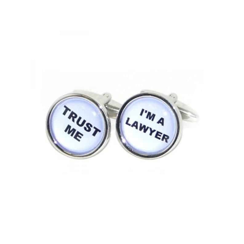 Boutons de manchette Trust Me I'm a lawyer 2