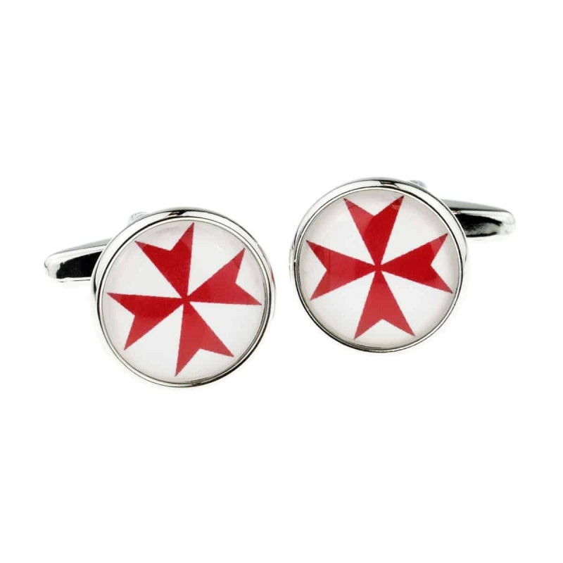 Boutons de manchette Croix de Malte