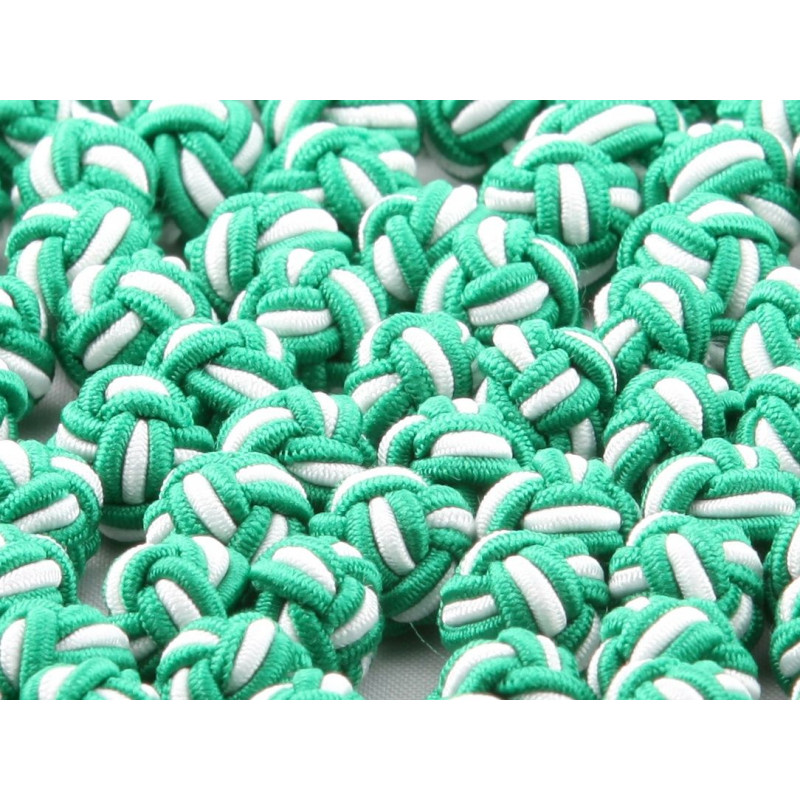 Boule vert et blanc