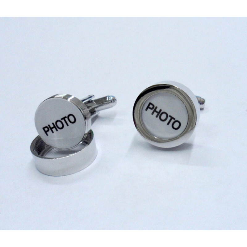 Boutons de manchette souvenir personnalisable