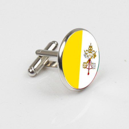 Vatican Flag Cufflinks
