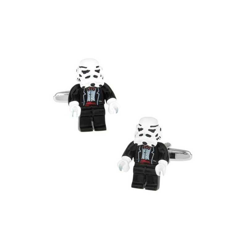 Boutons de manchette Star Wars Lego stormtrooper