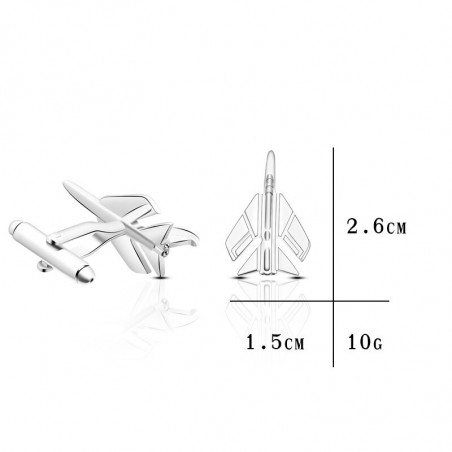 Fighter Jet Cufflinks