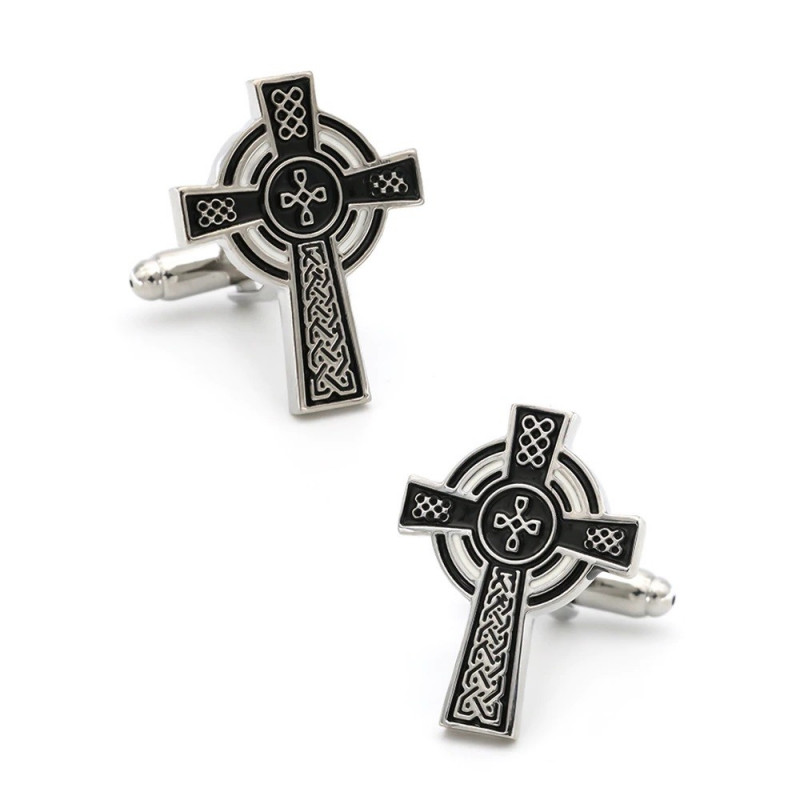 Celtic Cross Cufflinks II