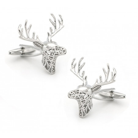 Stylised Stag Cufflinks