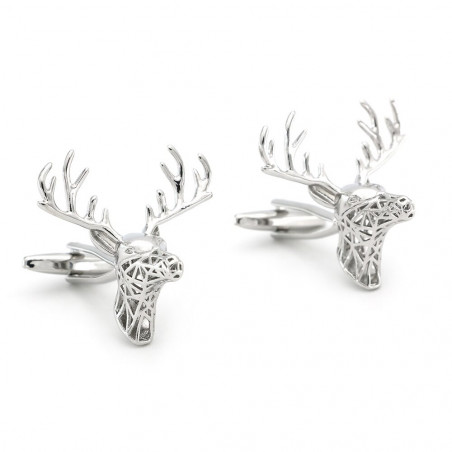Stylised Stag Cufflinks