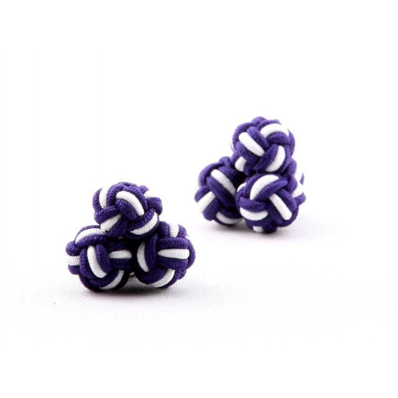 Québec Silk Knot Cufflinks