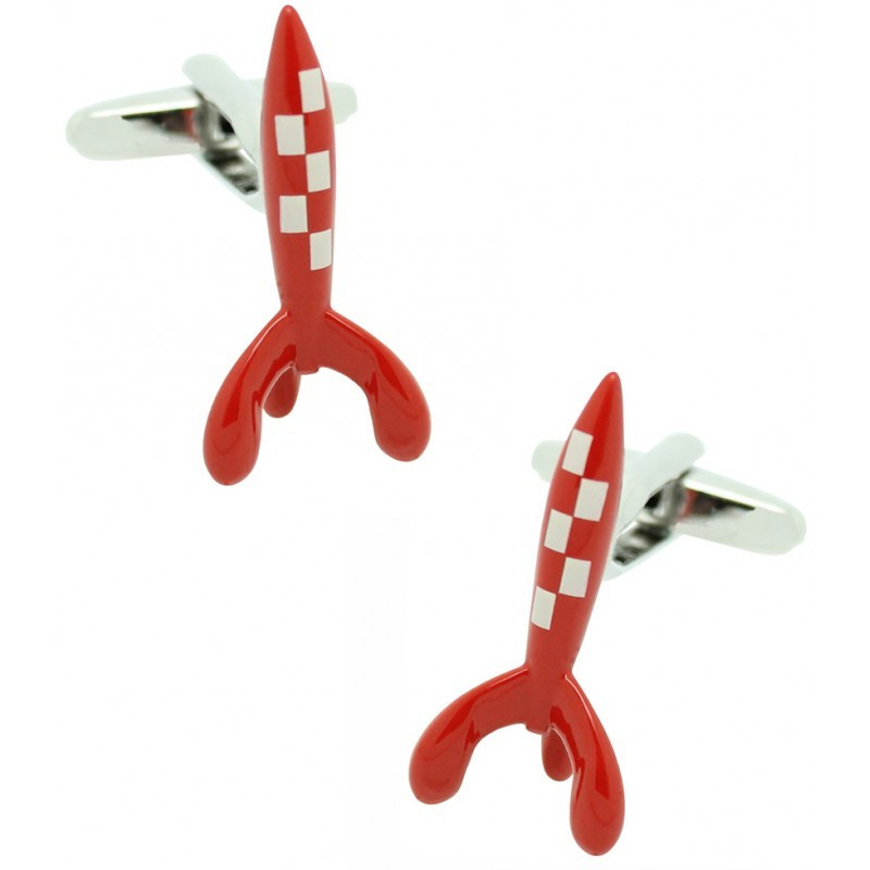 Boutons de manchette Fusée de Tintin