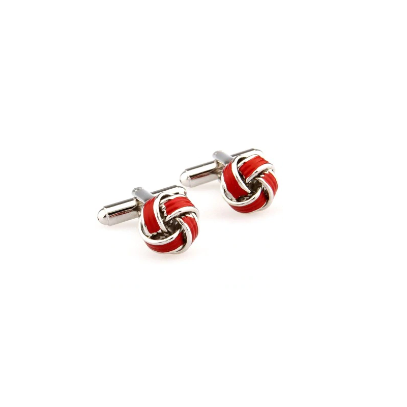 Boutons de manchette Noeud rouge