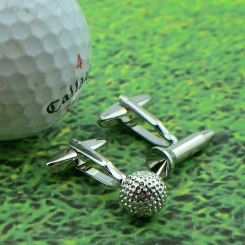 Golf Tee & Ball Cufflinks