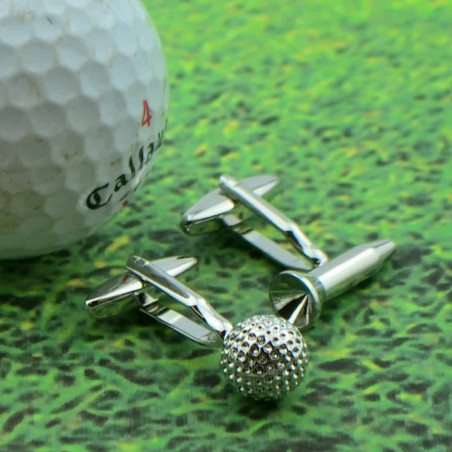 Golf Tee & Ball Cufflinks