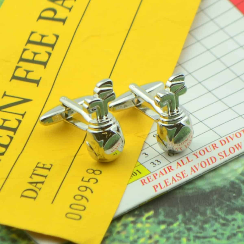 Boutons de manchette Caddie de golf II