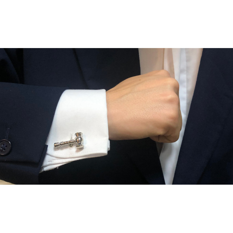 Boutons de manchette Justice III / Commissaire priseur
