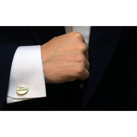 "Trust Me, I'm in the Navy" Cufflinks