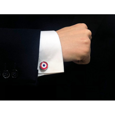 Tricolour Cockade Cufflinks