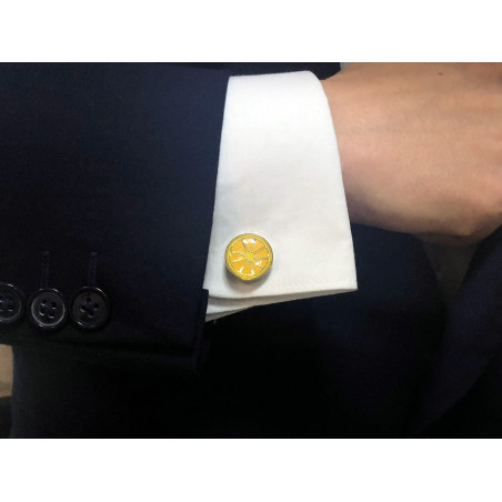 Orange Halves Cufflinks