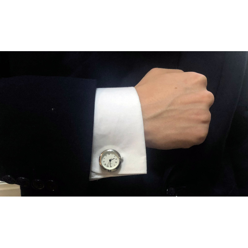 Boutons de manchette montres (fonctionnelles) GMT+9