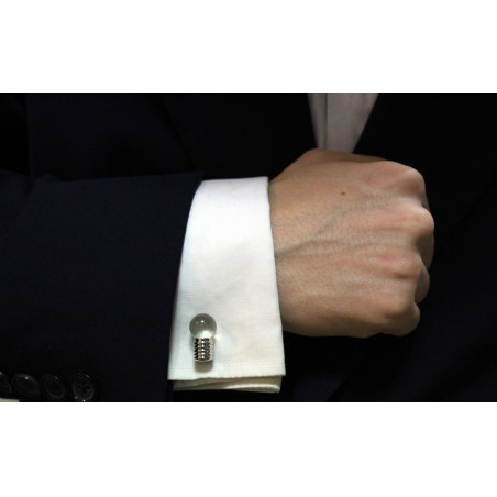 Eureka Lightbulb Cufflinks