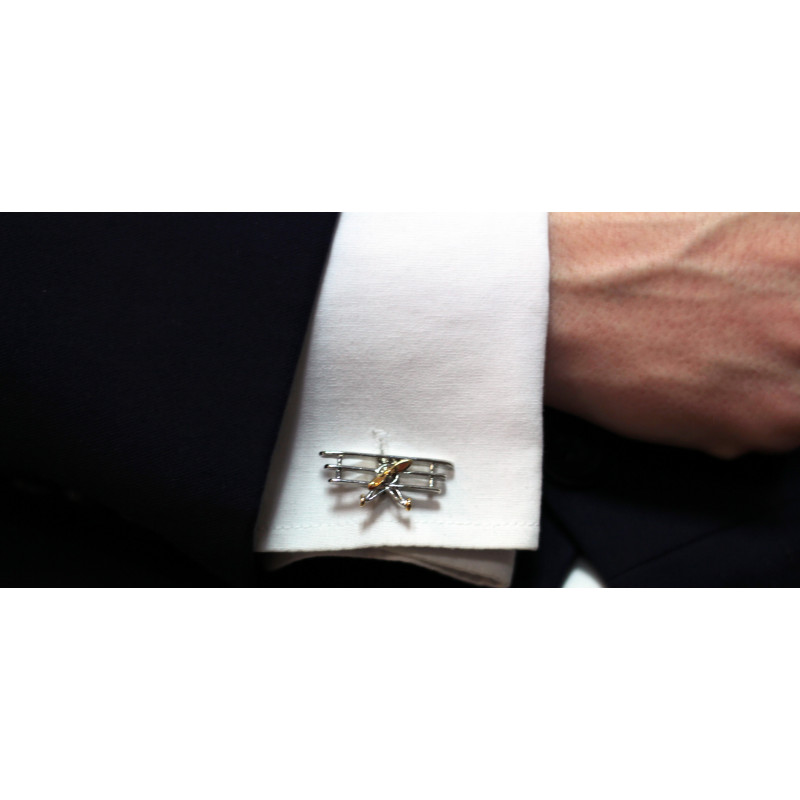 Boutons de manchette triplans
