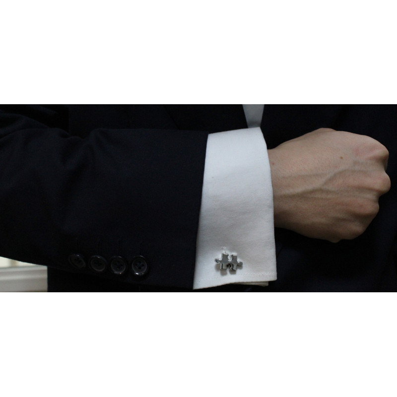 Boutons de manchette puzzle