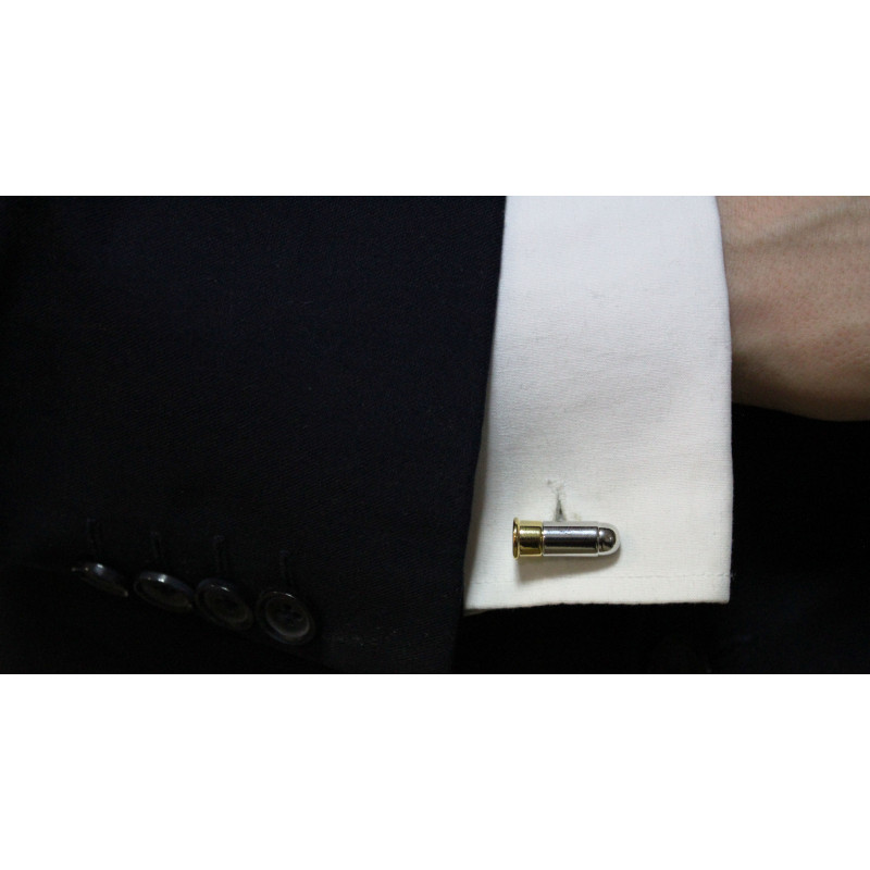 Boutons de manchette cartouche petit calibre