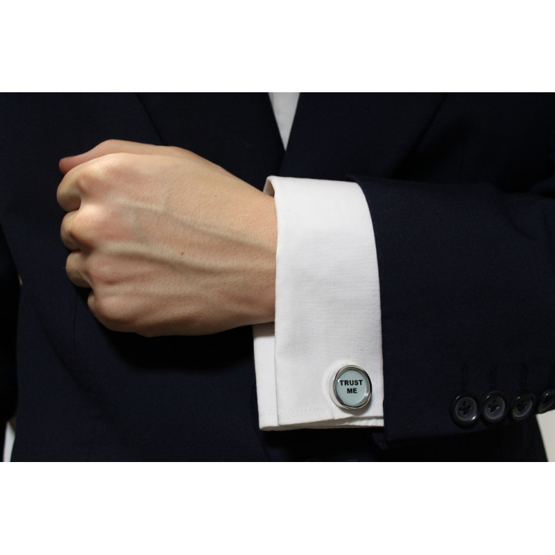 Boutons de manchette Trust Me, I'm an accountant (comptable)