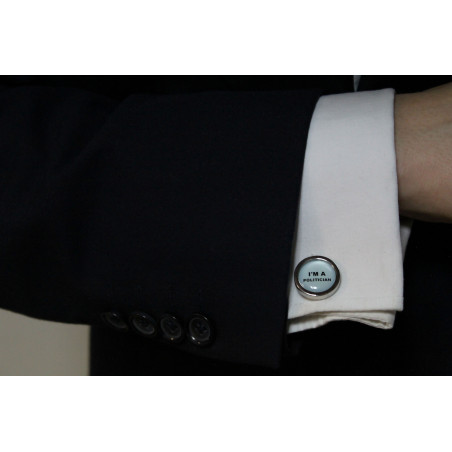 "Trust Me, I'm a Politician" Cufflinks