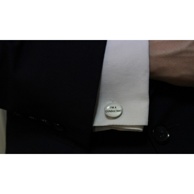 Boutons de manchette Trust Me, I'm a consultant