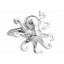 Silver Octopus Cufflinks