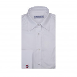 White French-Cuff Dress Shirt
