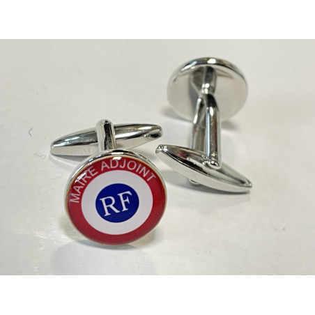 Deputy Mayor's Tricolour Cockade Cufflinks