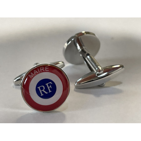 Mayor's Tricolour Cockade Cufflinks