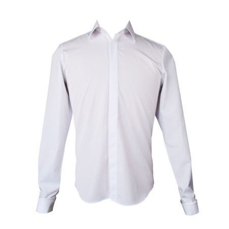 White French-Cuff Dress Shirt