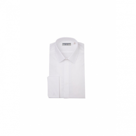 White French-Cuff Dress Shirt