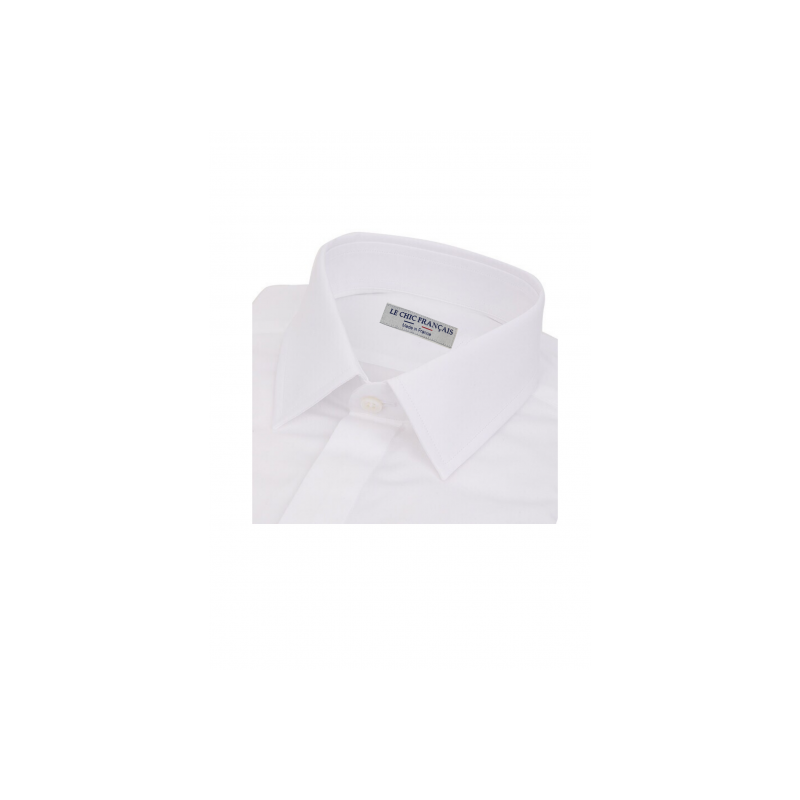 Chemise blanche à poignets mousquetaires, vue 7