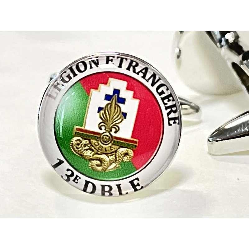 Boutons de manchette Insigne de la 13e DBLE