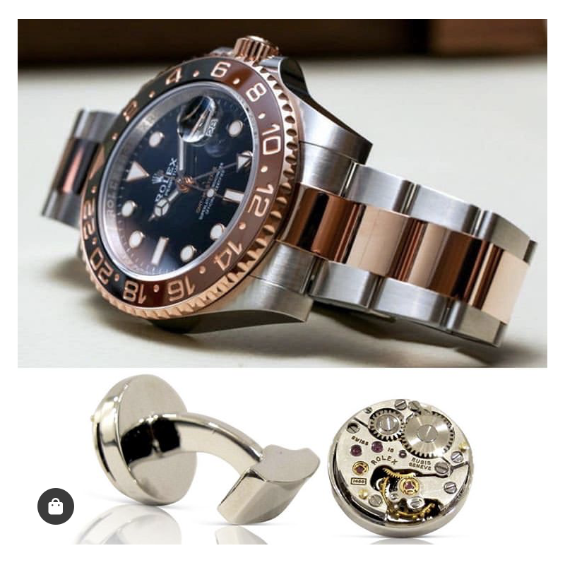 Watch Movement Cufflinks (Rolex)