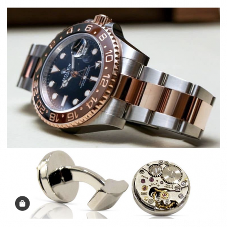 Watch Movement Cufflinks (Rolex)