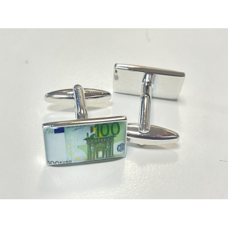 €100 Banknote Cufflinks