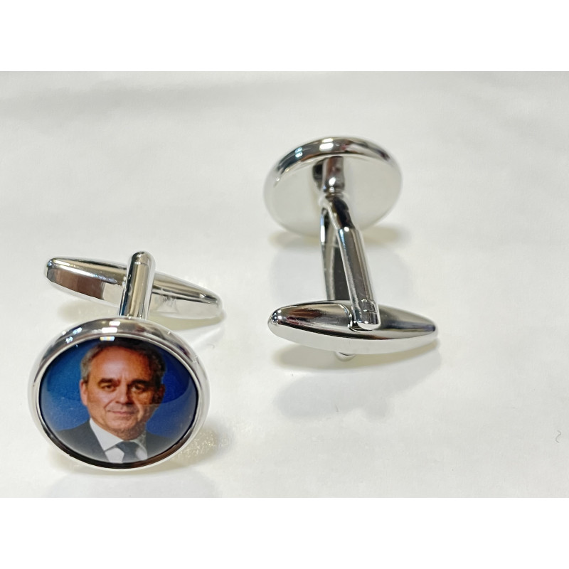 Boutons de manchette personnalisés : Impression / résine